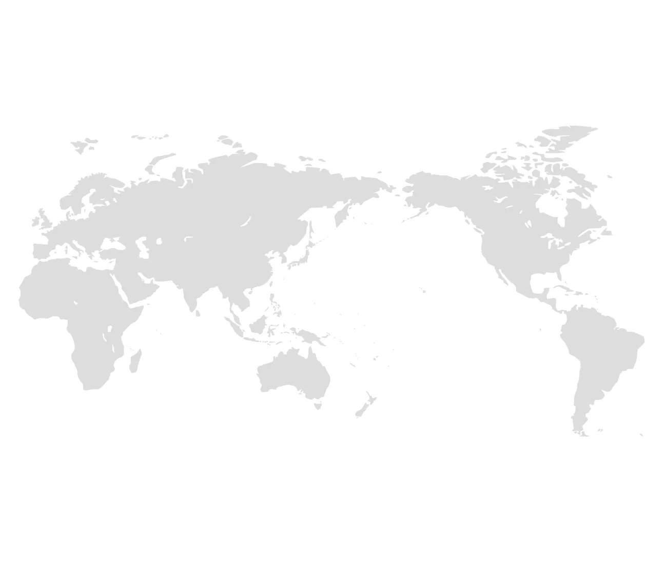 主要海外拠点の地図