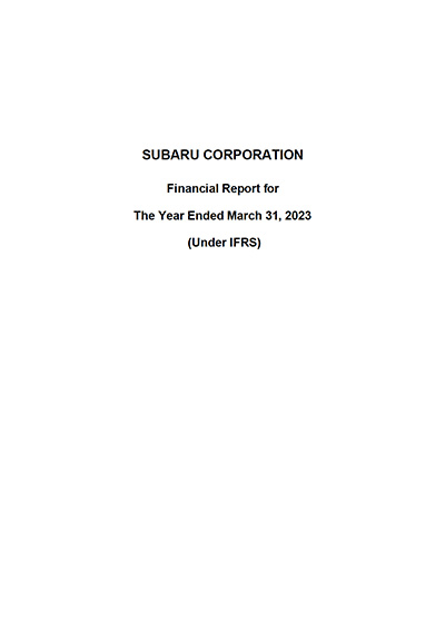 Financial Report | Subaru Corporation