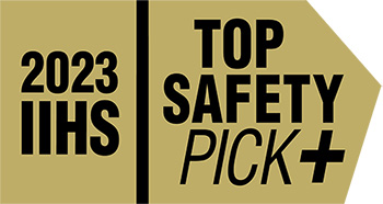 2023 IIHS TOP SAFETY PICK+ award logo