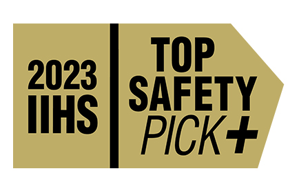 2023 IIHS TOP SAFETY PICK+ award logo