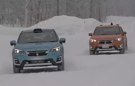 Demonstration Test of Cooperative Vehicle-Infrastructure Autonomous Driving Using Optical Fiber Sensing Technology in Severe Winter Conditions (Subaru R&E Center)