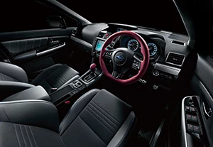 レヴォーグ（VM型） 2.0GT-S EyeSightへの装着イメージ（バーガンディ）