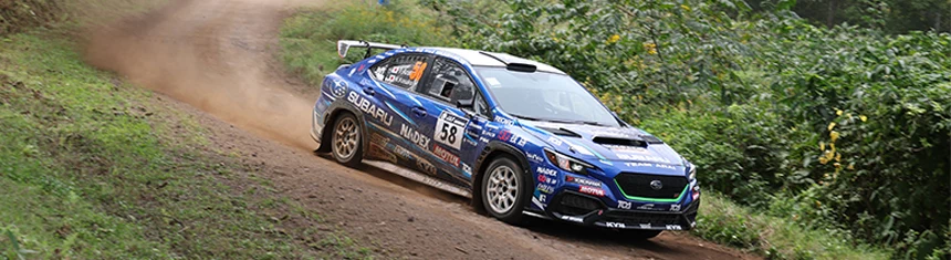 SUBARU WRX VBH Japan Rally Championship race car