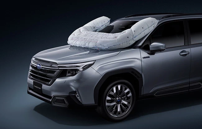 サイクリスト対応歩行者保護エアバッグ