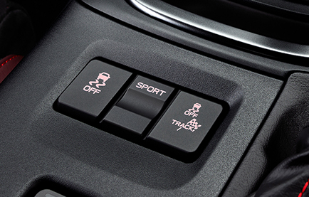「SPORTモード」スイッチ (写真はSTI Sport)