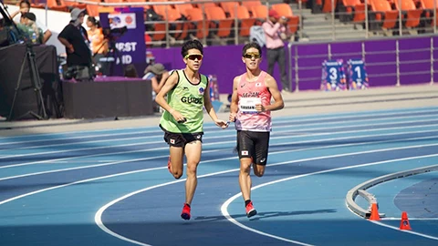 唐澤剣也選手がニューデリー2025世界パラ陸上競技選手権5000mにおいて金メダルを獲得（2025年10月1日）