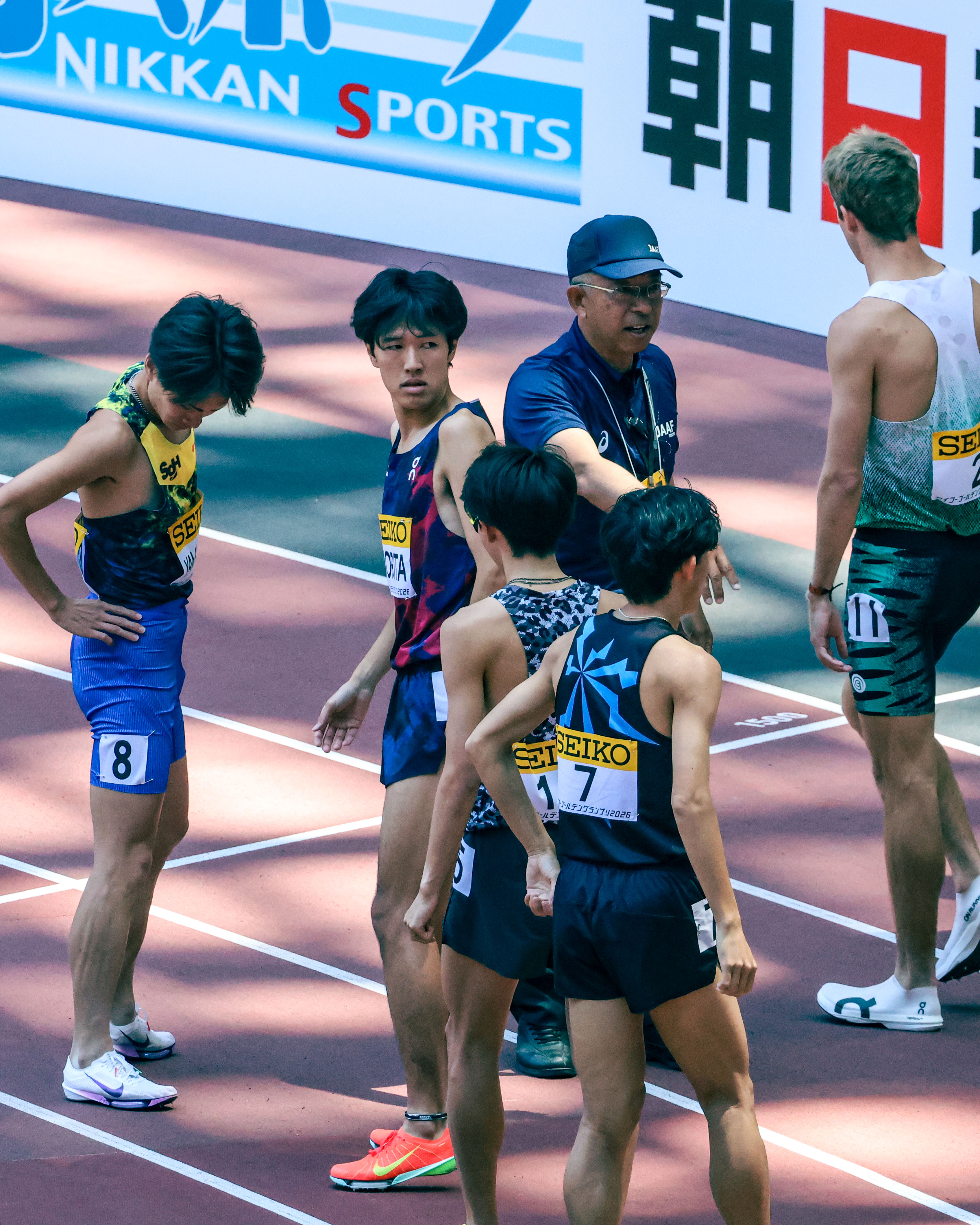 レース前の森田佳祐選手
