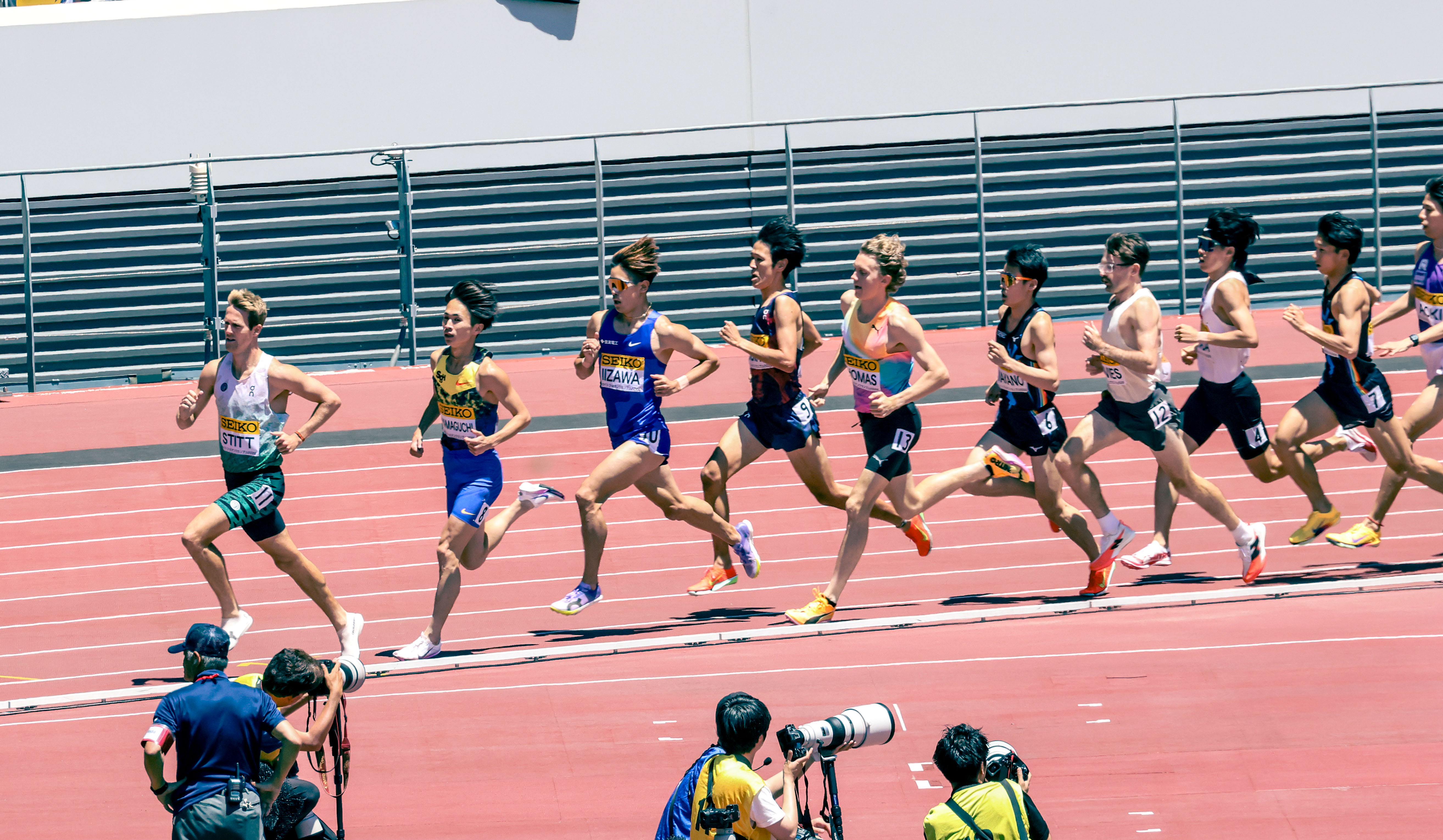 1500mレース中の様子