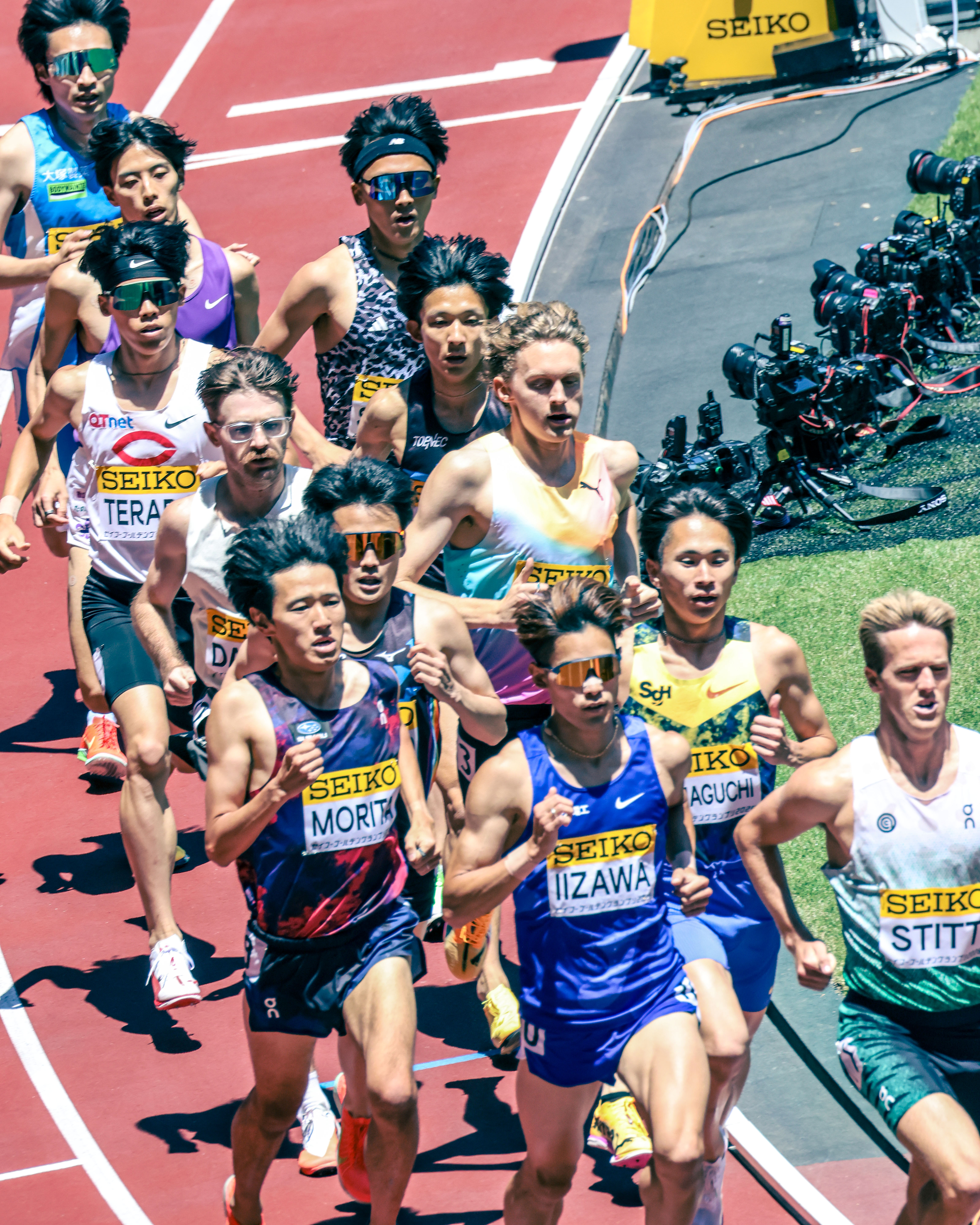 集団内で走る森田佳祐選手