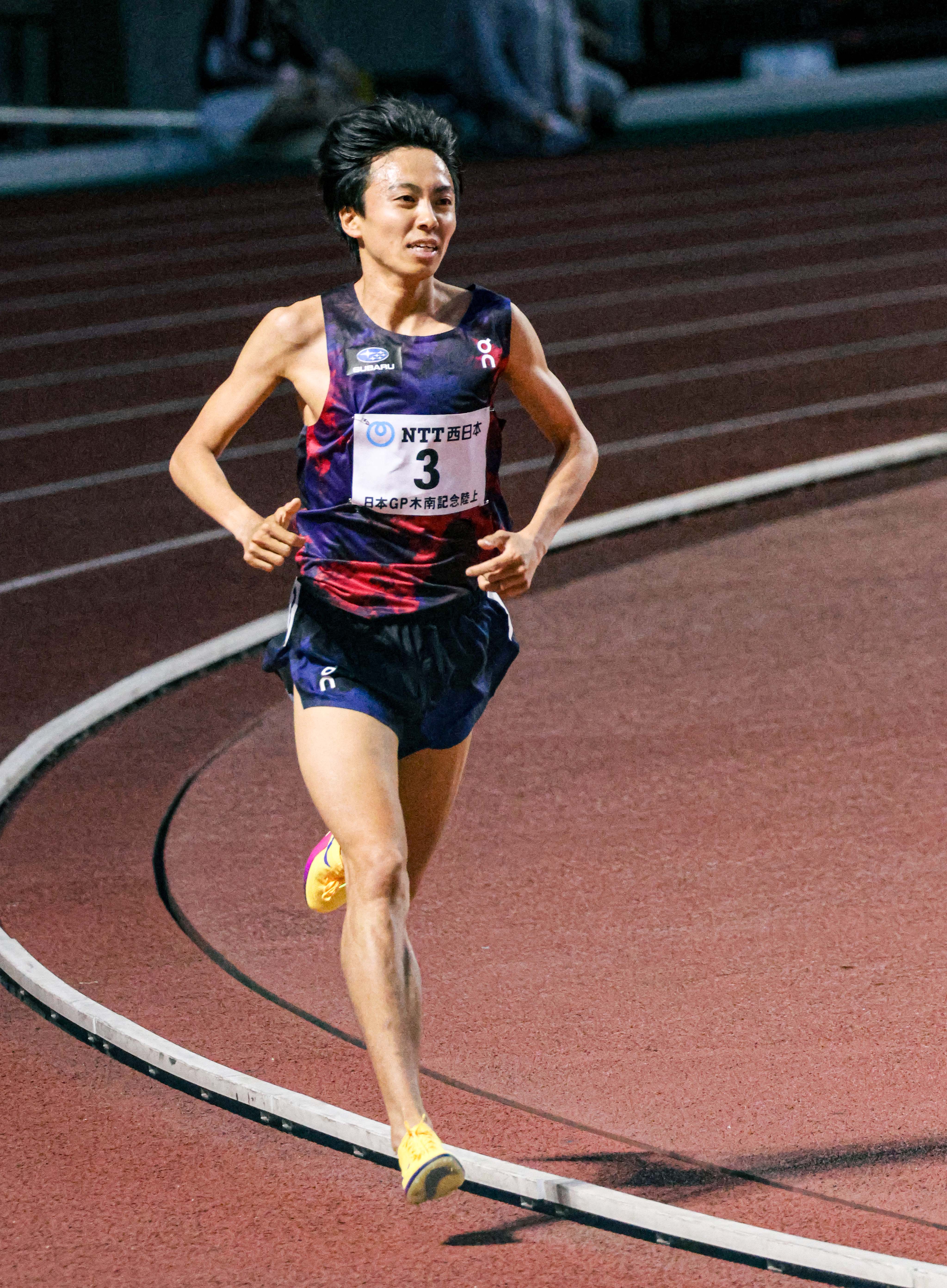 レース終盤の小林歩選手