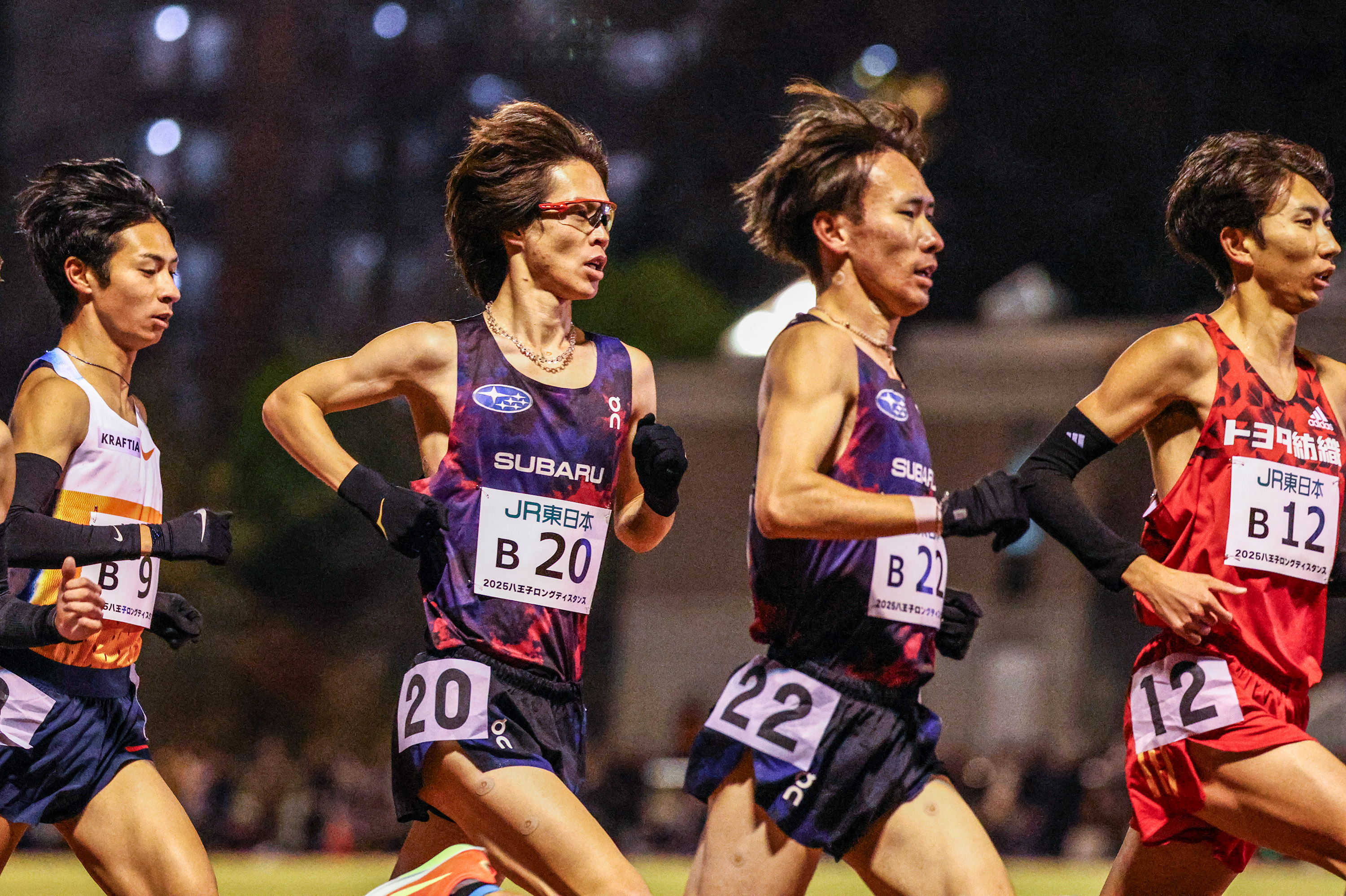 6組 鈴木・小林・並木選手のレース写真