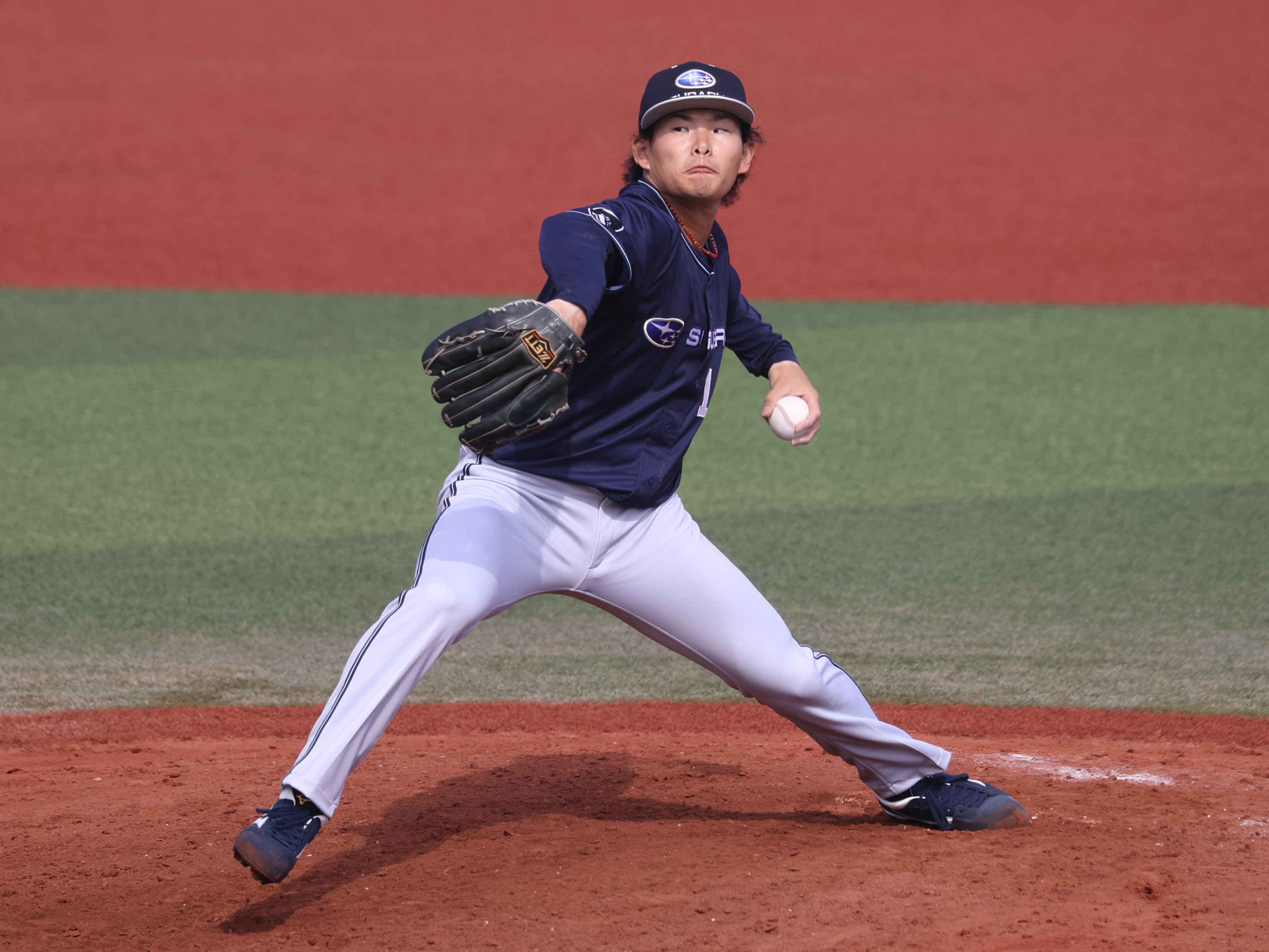 6回に3番手で登板し、ロングリリーフしたルーキー松永大輝