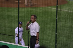 運動部後援会細谷会長ご挨拶