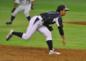 ～準決勝ＮＴＴ東日本戦～ 堂々たるピッチングで打者を抑えたルーキー飯野投手