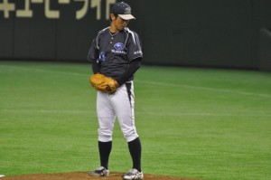 ～３回戦対東邦ガス～　 最後をきっちり抑えた柳沢投手