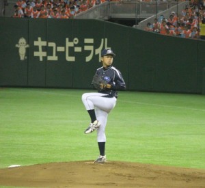 ～準決勝対ＮＴＴ東日本～ この日も先発で好投した小野投手