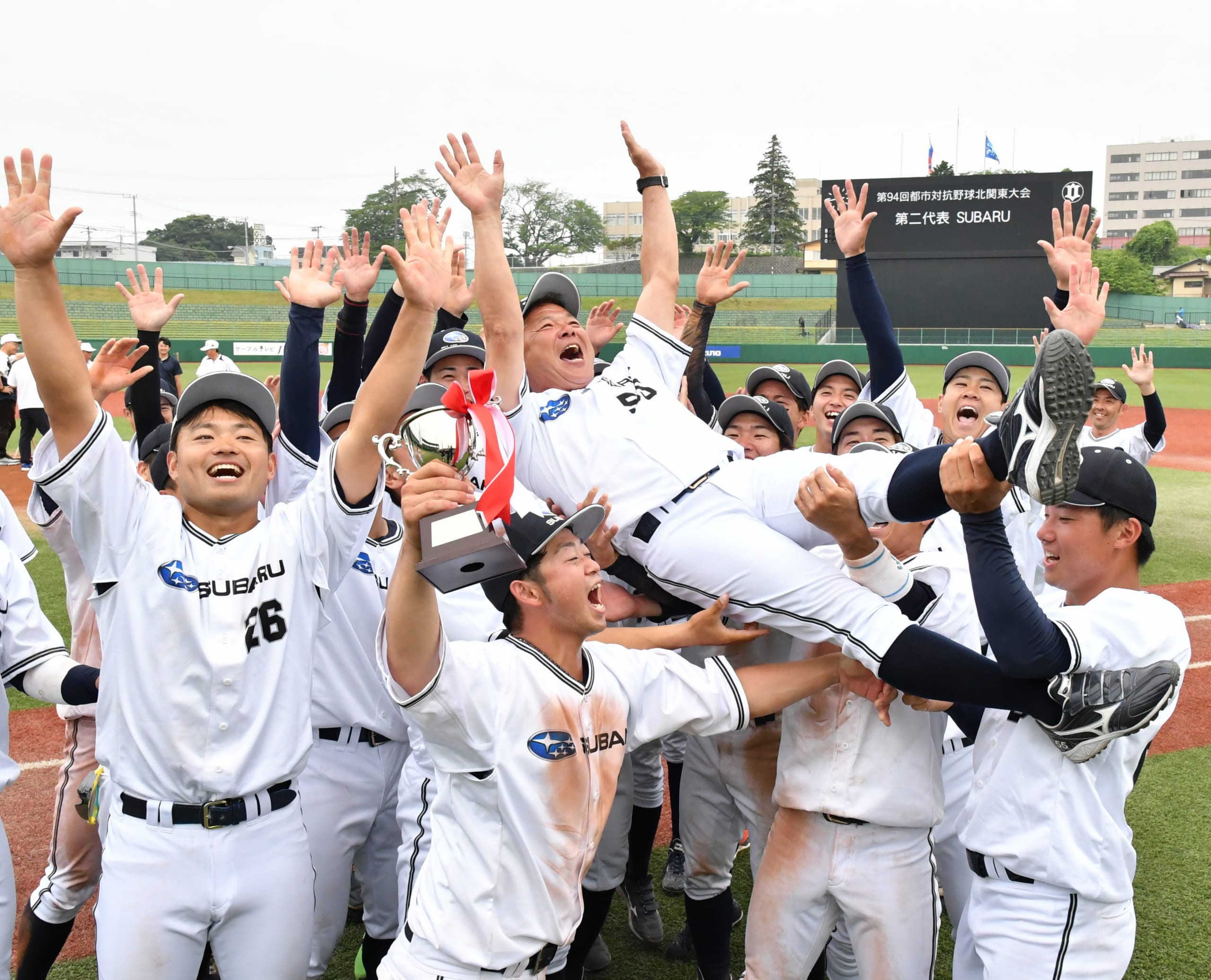 SUBARU運動部 ｜ ありがとう！井上HC、川口選手、倉田投手、吉安選手