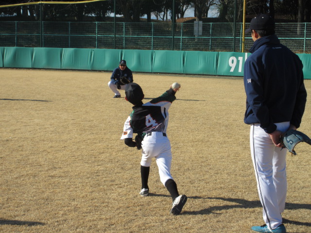 大泉町少年野球教室3