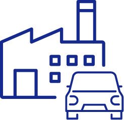 自動車2拠点