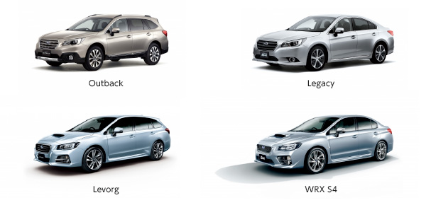 Subaru Outback, Legacy, WRX S4 and Levorg Win Top ASV+ Rating in JNCAP