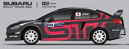 SUBARU　スバル　sti ラリーチーム　RALLY TEAM USA