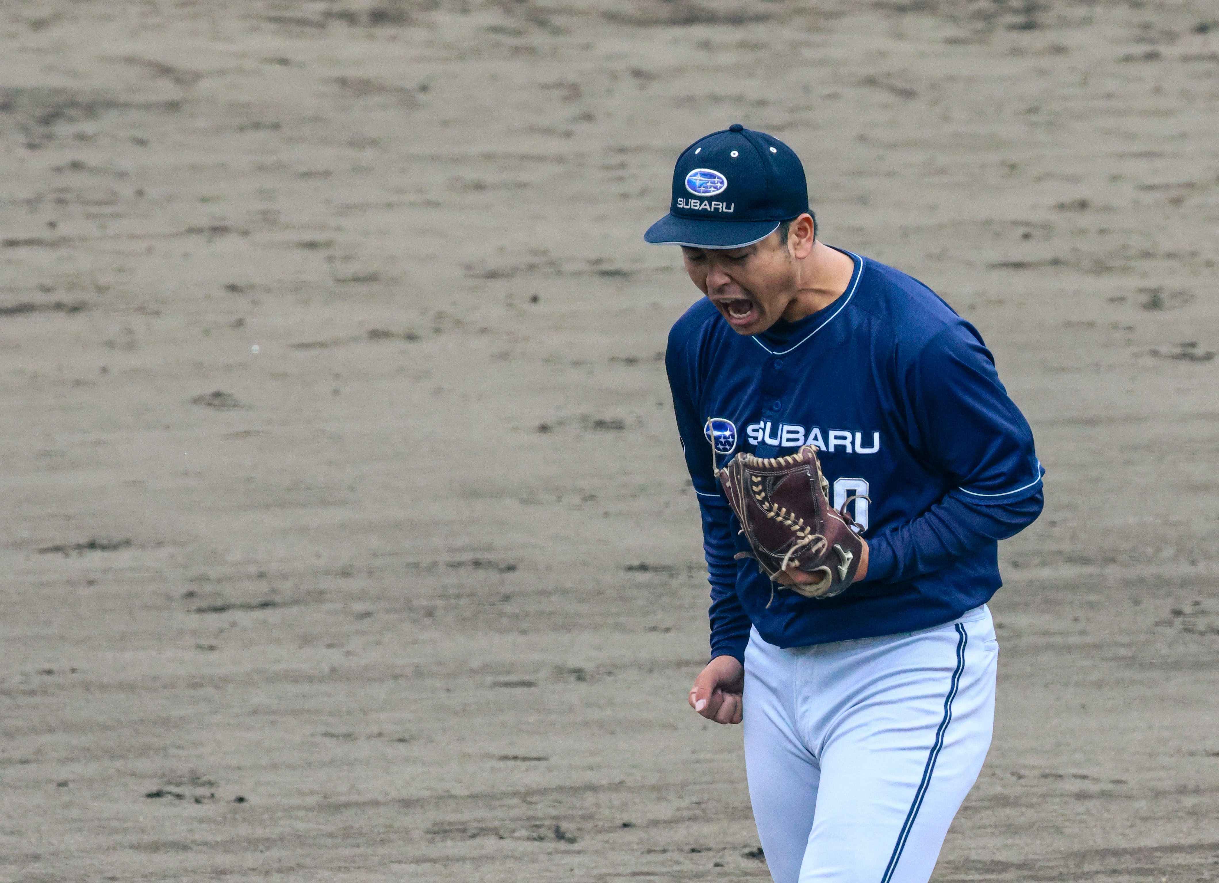 完封勝利を挙げた山本龍之介