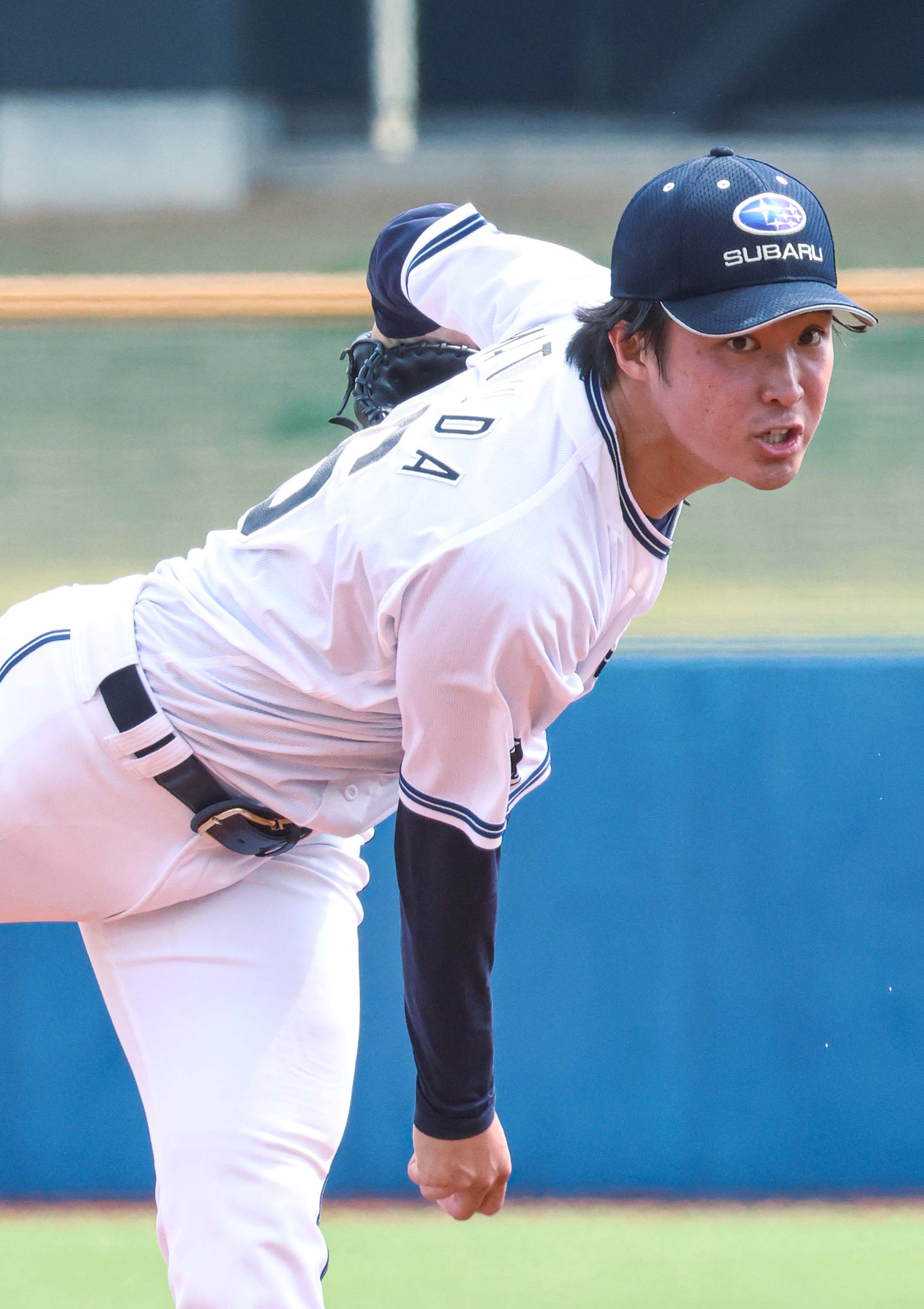 無失点リリーフを見せた松田隆之介