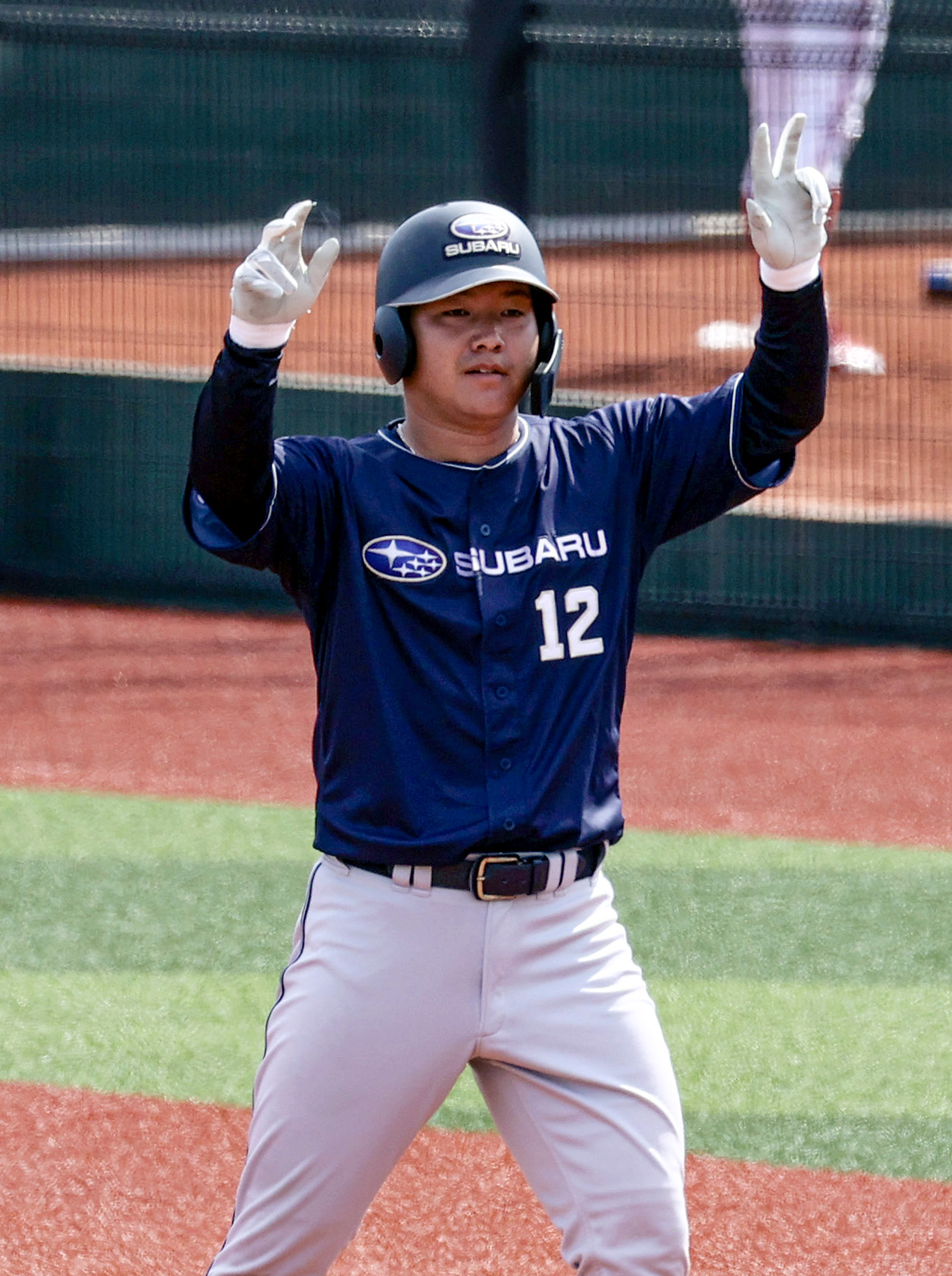 9回に決勝タイムリーを放った中山琉唯