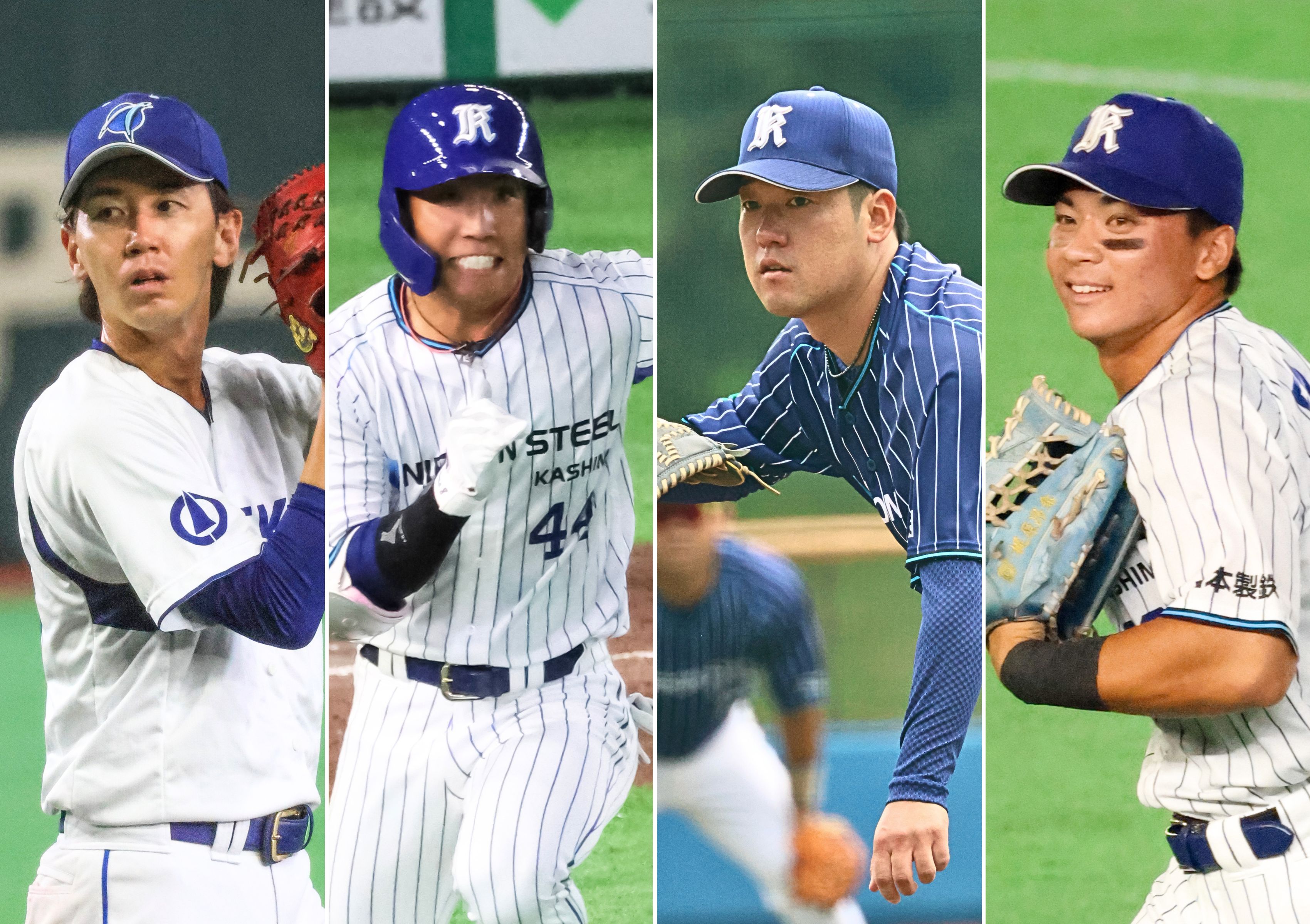 都市対抗野球大会に補強選手として出場した4選手